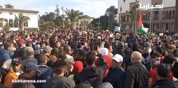 وقفات احتجاجية سلمية بمجموعة من المدن المغربية احتجاجا على ارتفاع الأسعار