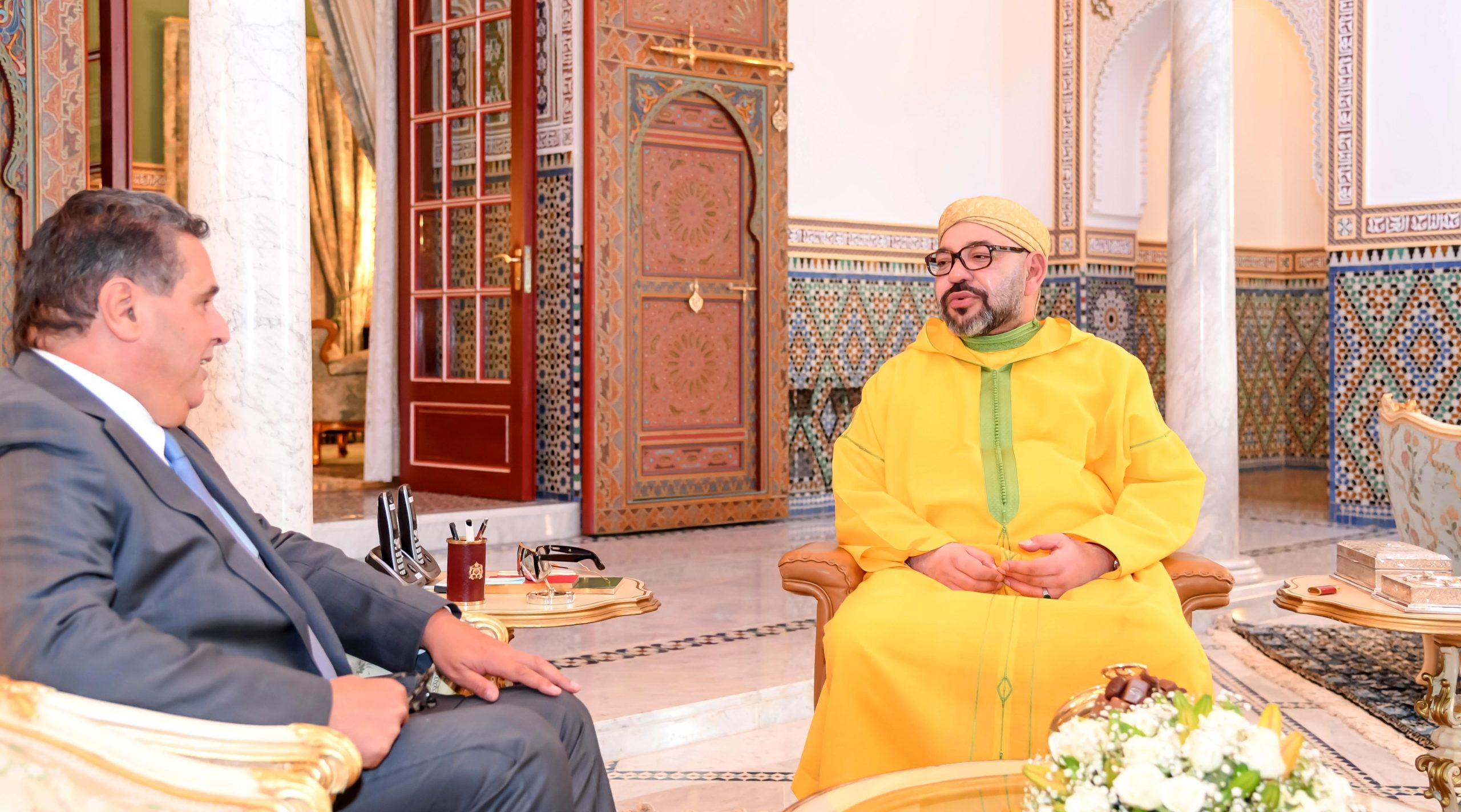 برقية تهنئة من جلالة الملك إلى السيد عزيز أخنوش بمناسبة إعادة انتخابه رئيسا لحزب التجمع الوطني للأحرار