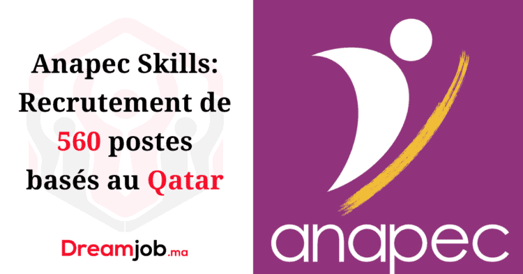 Anapec Skills annonce le Recrutement de 560 postes pour la Coupe du Monde 2022 au Qatar:￼