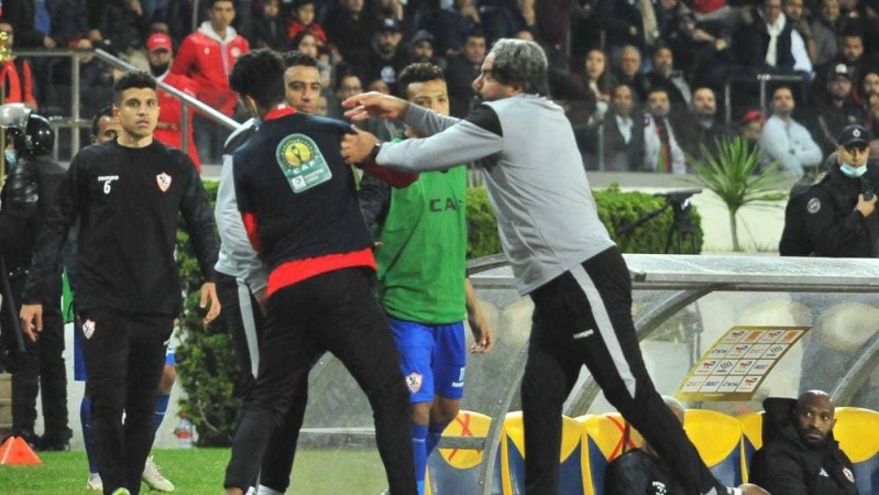 رئيس نادي الزمالك المصري يعتذر للشاب المغربي جامع الكرات لفريق الوداد الرياضي
