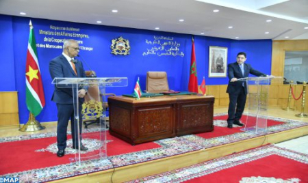 سورينام تعبر عن دعمها الكامل للمخطط المغربي للحكم الذاتي في الصحراء المغربية