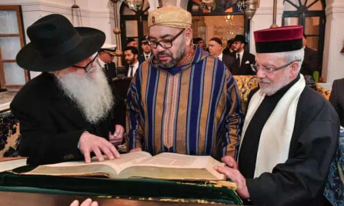 برقية تعزية ومواساة من جلالة الملك إلى أفراد أسرة المرحوم سيمون ليفي