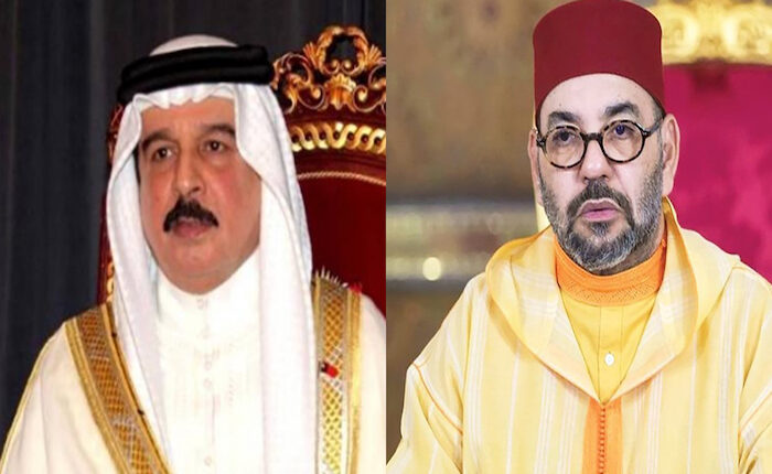برقية تعزية ومواساة من جلالة الملك إلى العاهل البحريني إثر وفاة سمو الشيخة مثايل بنت علي بن عيسى بن سلمان آل خليفة