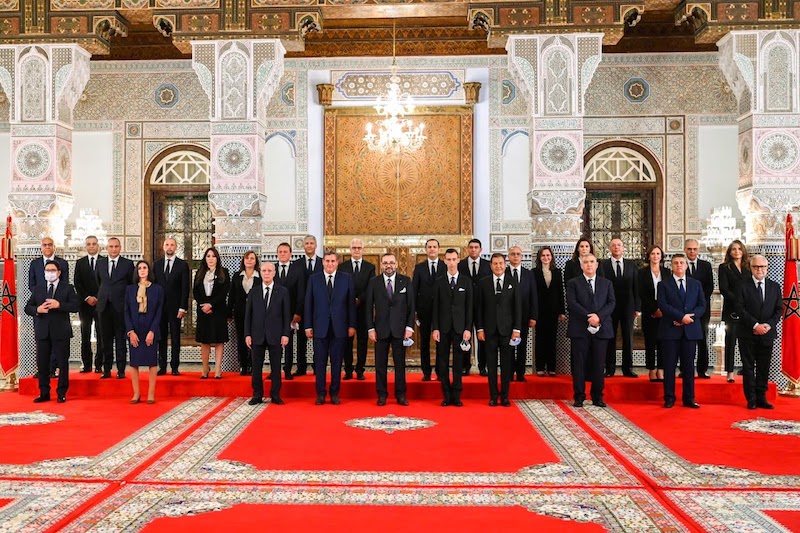 SM le Roi préside la cérémonie de nomination des membres du nouveau gouvernement