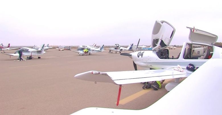 المشاركون في اللحاق الجوي”تولوز/سان لوي بالسنغال” يصلون الى مدينة الداخلة