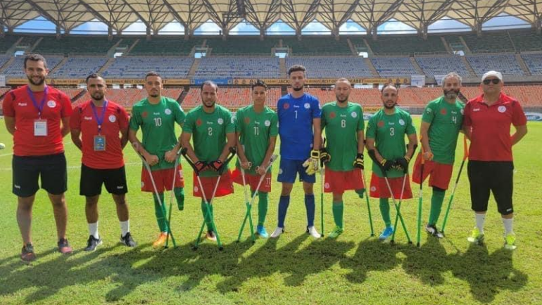 فريق مبتوري الأطراف المغربي يفوزعلى نظيره الإيرلندي