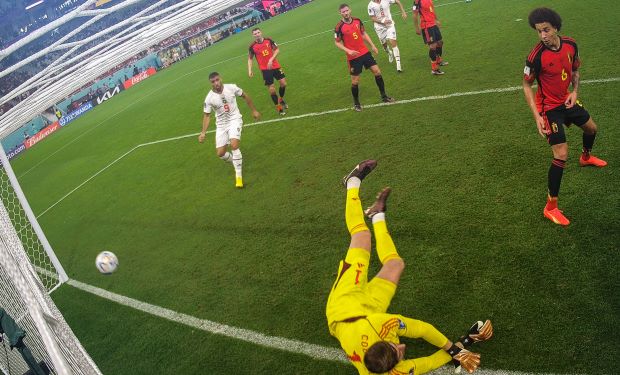 المغرب يحقق فوزا تاريخيا على بلجيكا ويقترب من ثمن نهائي كأس العالم