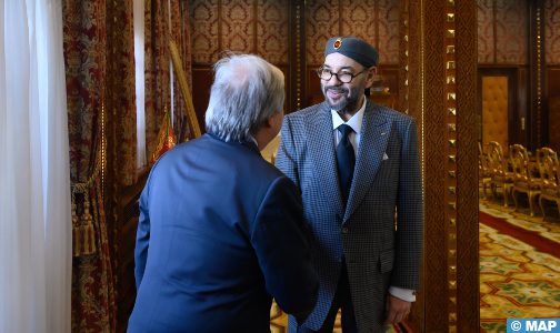 جلالة الملك يستقبل السيد أنطونيو غوتيريش
