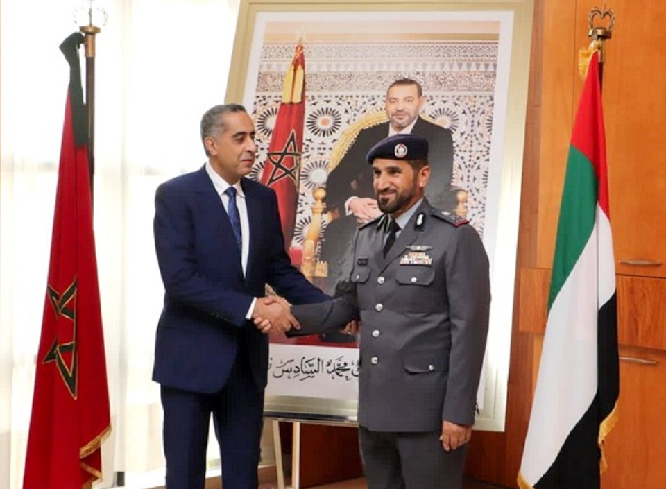 تنفيذ المراحل الأولى لبرنامج التعاون الثنائي في مجموعة من المجالات الأمنية بين المغرب والإمارات