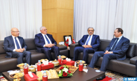السيد الداكي يجري مباحثات مع وفد قضائي من تركيا