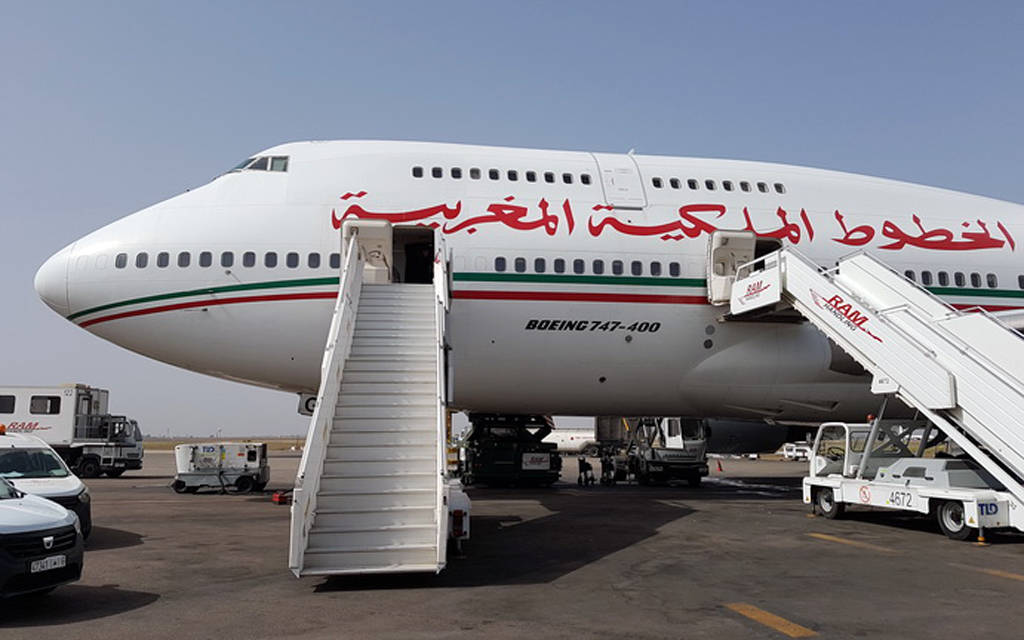 إلغاء رحلات جوية من وإلى باريس عبر الخطوط الملكية المغربية