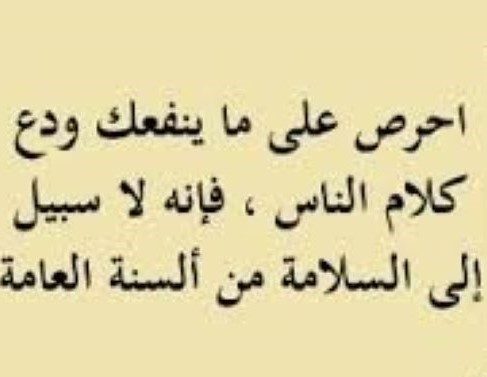 من مأثور الكلام ما قلّ و دلّ