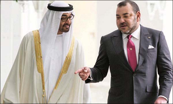 جلالة الملك يهنئ الشيخ محمد بن زايد آل نهيان