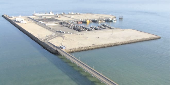من أكبر الموانئ بإفريقيا..تقدّم الأشغال بمركب الميناء الأطلسي الضخم