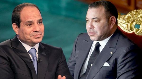 جلالة الملك يهنئ الرئيس المصري بمناسبة تخليد بلاده ذكرى ثورة 23 يوليوز