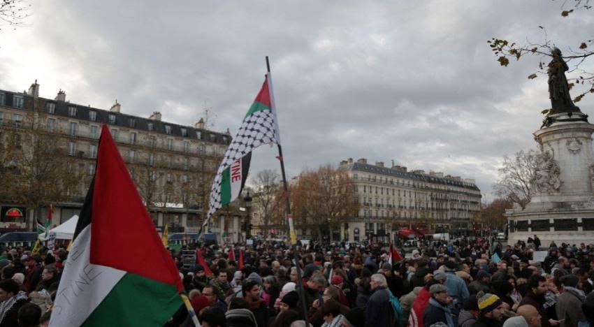 فرنسا تحظر ” التظاهرات المؤيدة للفلسطينيين