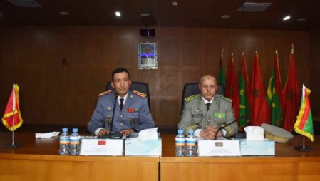 الاجتماع الرابع للجنة العسكرية المختلطة المغربية الموريتانية