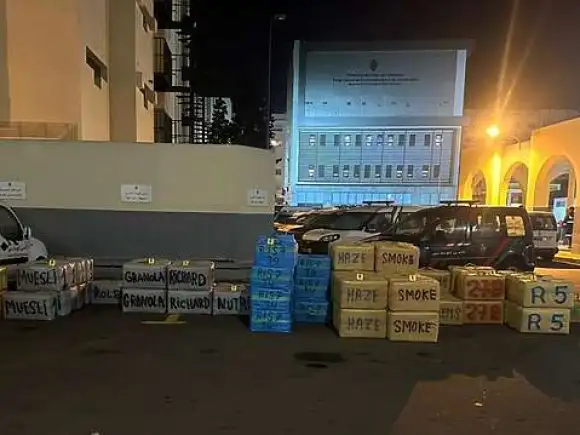 في عملية مشتركة إحباط محاولة للتهريب الدولي للمخدرات