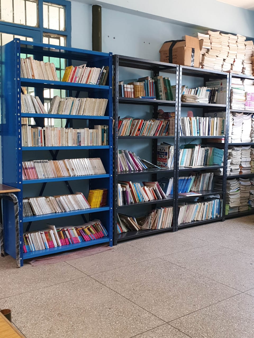 المكتبات المدرسية بالمؤسسات التعليمية