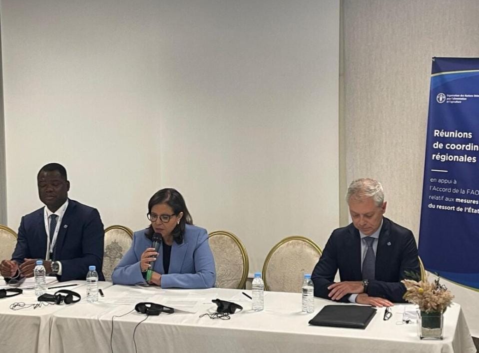 الاجتماع التنسيقي الإقليمي الثالث لاتفاقية FAO بشأن تدابير دولة الميناء ( PASMA) بالعاصمة الاقتصادية .