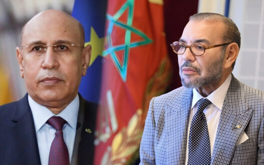 جلالة الملك يهنئ السيد محمد ولد الشيخ الغزواني بمناسبة إعادة انتخابه رئيسا لموريتانيا