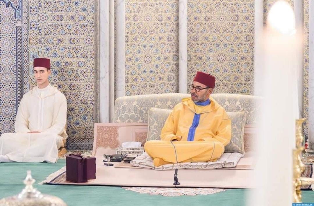 أمير المؤمنين يترأس حفلا دينيا إحياء لذكرى المولد النبوي الشريف ، بمسجد حسان بالعاصمة الرباط