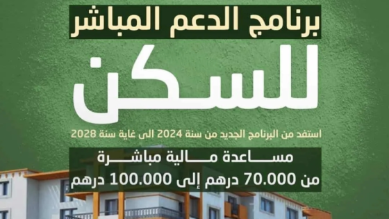 المستفيدون من الدعم المباشر لاقتناء سكن