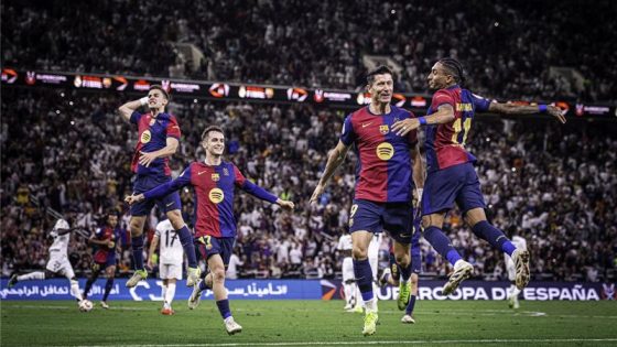 برشلونة يكتسح الريال ويتوج بكأس السوبر الإسباني