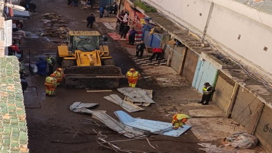 عملية تحرير واحد من بين أقدم أسواق الحي المحمدي بالدار البيضاء