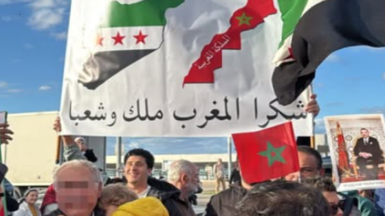 الجالية السورية بالمغرب تطالب بطرد مايسمى ب “البوليساريو” وفتح سفارتين بالبلدين