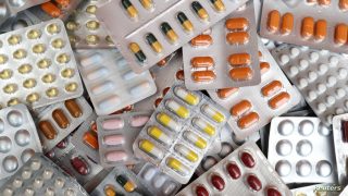 Illustration photo shows various medicine pills in their original packaging in Brussels, Belgium August 9, 2019. REUTERS/Yves Herman/Illustration
