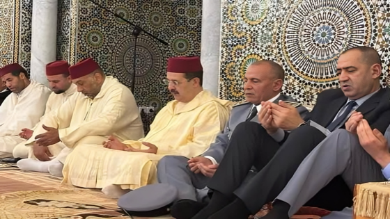 السيد عبد الحميد المزيد عامل عمالة القنيطرة يحيي ليلة القدر المباركة بمسجد للا خديجة