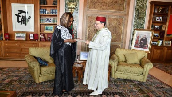 بوريطة يستقبل وزيرة خارجية جمهورية إفريقيا الوسطى حاملة رسالة خطية إلى جلالة الملك