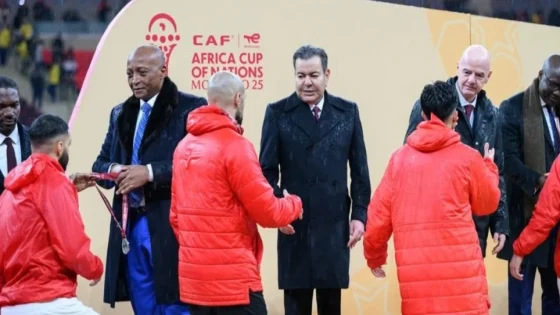 صاحب السمو الملكي الأمير مولاي رشيد يستقبل أعضاء المنتخب الوطني لكرة القدم الذي بلغ المباراة النهائية لكأس أمم إفريقيا المغرب- 2025
