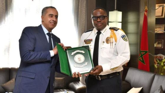 السيد حموشي يستقبل المفتش العام للشرطة بجمهورية ليبيريا