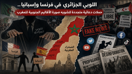 اللوبي الجزائري في فرنسا وإسبانيا.. حملات دعائية متجددة لتشويه صورة الأقاليم الجنوبية للمغرب