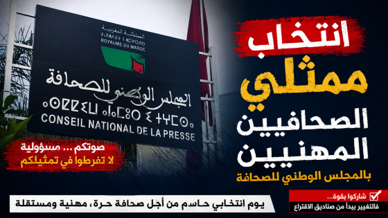 انتخاب ممثلي الصحافيين المهنيين بالمجلس الوطني للصحافة