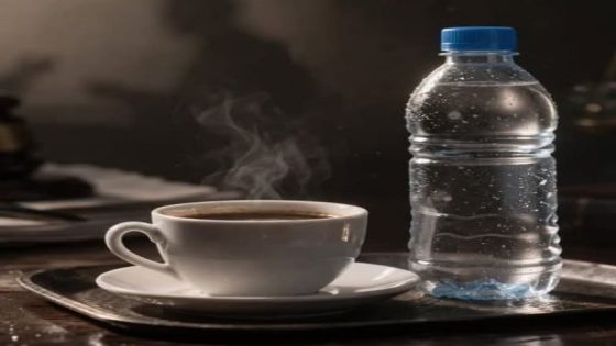 قنينات الماء في المقاهي تشعل الجدل..