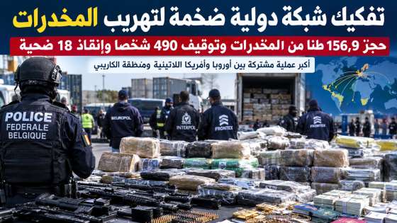 تفكيك شبكة دولية ضخمة لتهريب المخدرات..